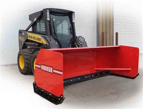 skid steer mounted plow